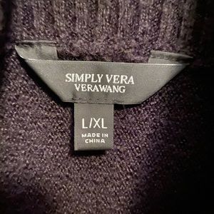 Vera Wang black poncho sweater